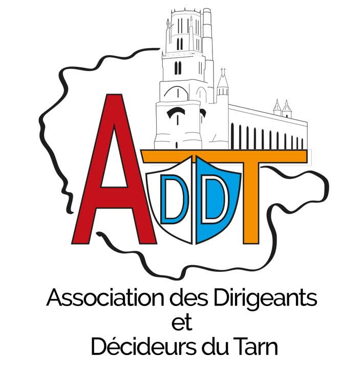 création du logo de l'addt, association des dirigeants et décideurs du Tarn